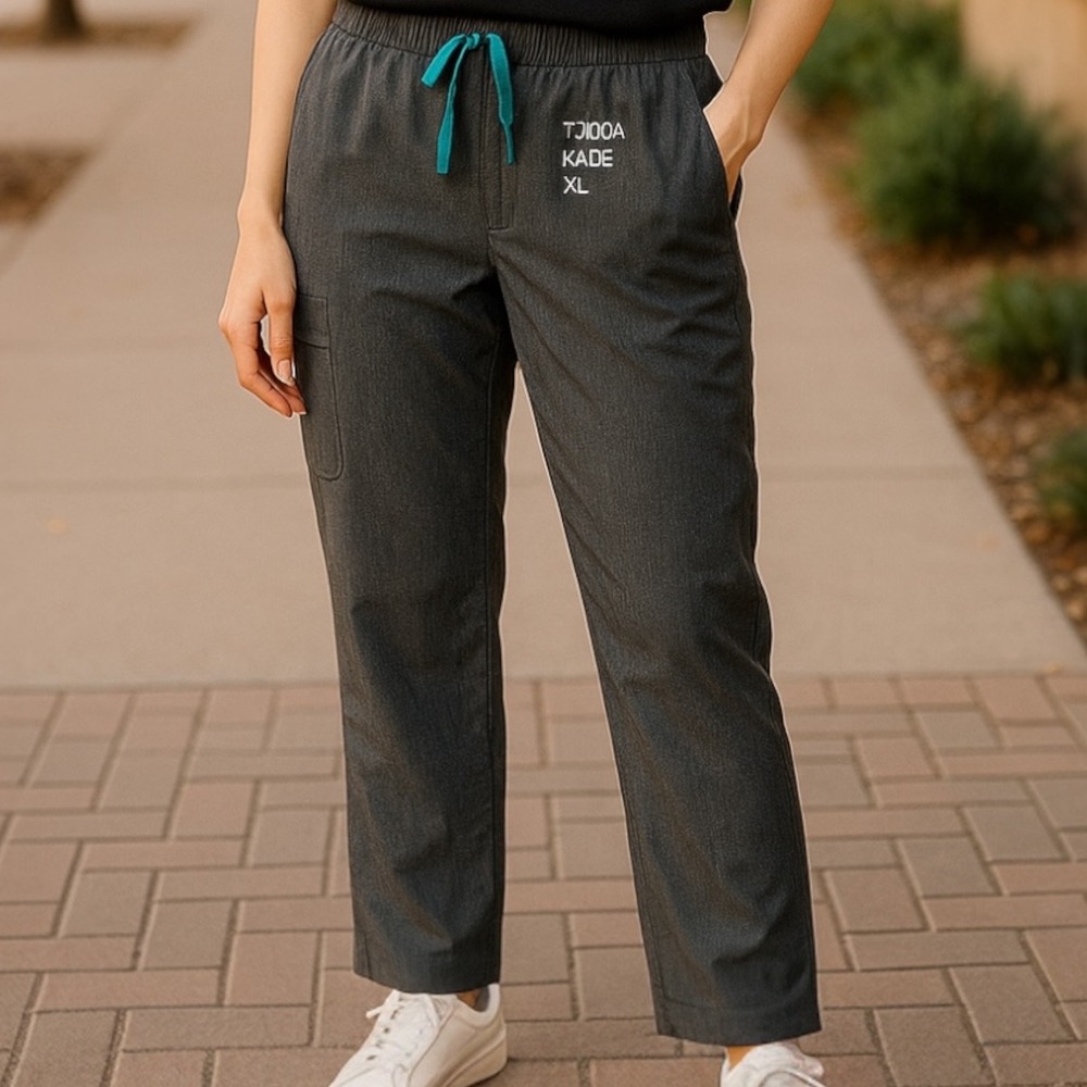 Figs |‎ Kade Scrub Pants Graphite Cargo Pocket Size XL Medical Work Uniform